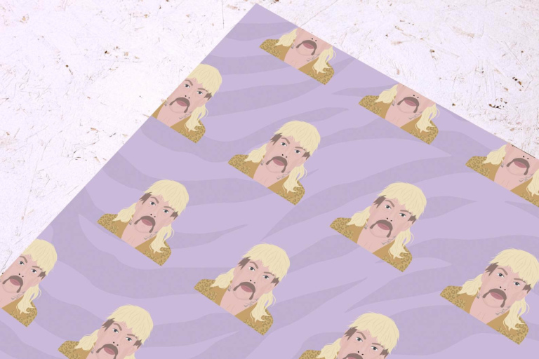 tiger king wrapping paper