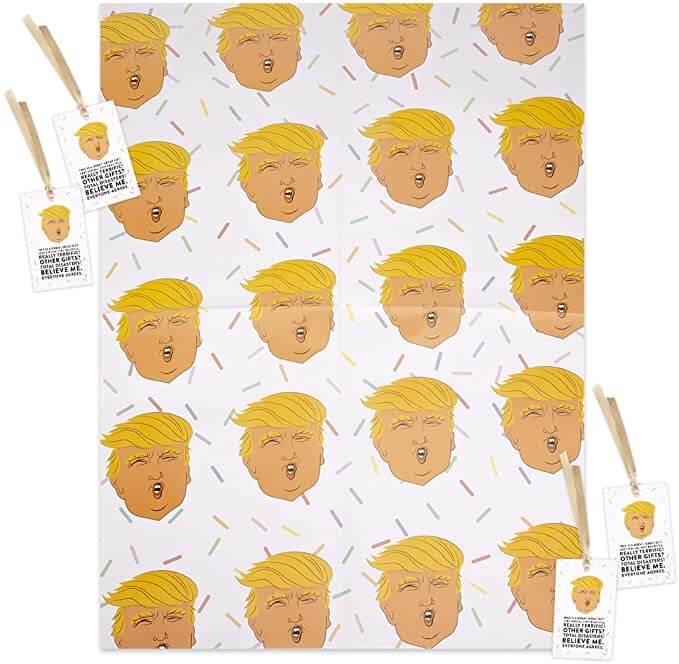 trump wrapping paper
